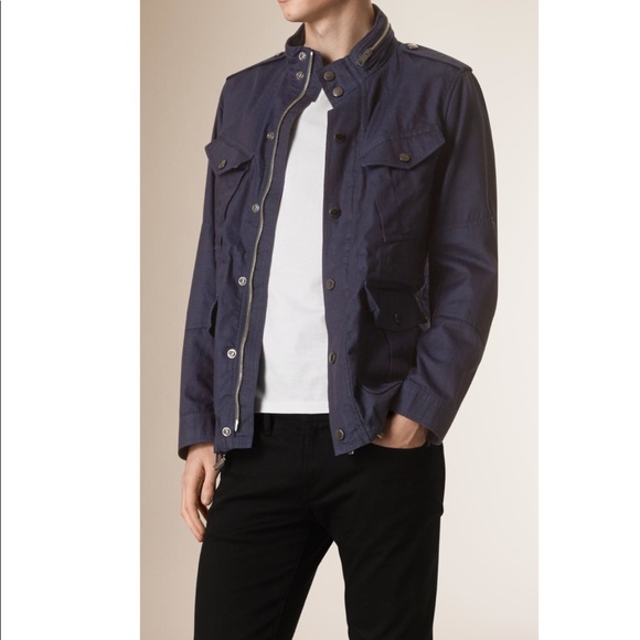 Burberry Other - 🔥🔥🔥BURBERRY Men's Blue Hooded Denim Field Jacket